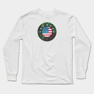 Green USA Long Sleeve T-Shirt